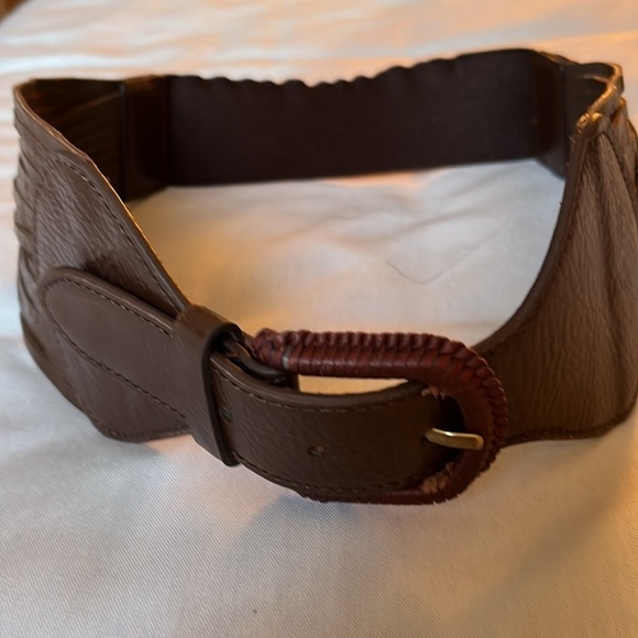 Jessica Simpson Wide Brown  Belt - Picture 1 of 15